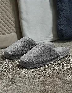 Pantufa Niazitex Toque De Seda Cor Kaki 41/42