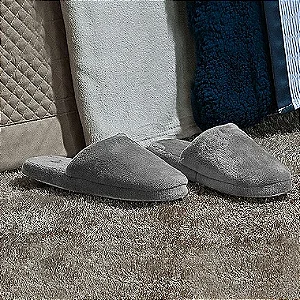 Pantufa Niazitex Toque De Seda Cor Kaki 41/42