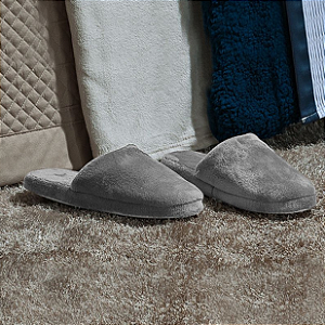 Pantufa Niazitex Toque De Seda Cor Prata 39/40