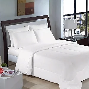 Jogo de Cama Coteminas Queen Cross Branco