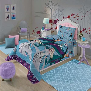 EDREDOM LEP MICROFIBRA SOLTEIRO FROZEN 150X220