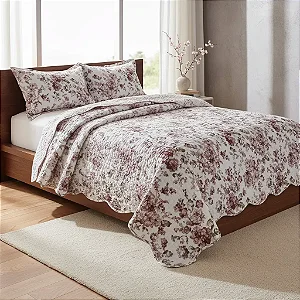 Kit Colcha Camesa Evolution Solteiro Lavander