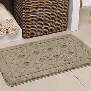 TAPETE BANHEIRO NIA STANFORD 45X75 KAKI