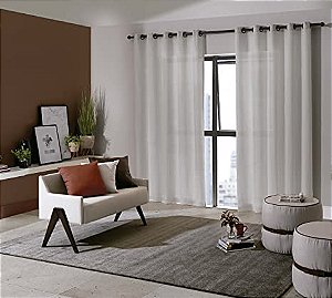 Cortina  Bella Janela Duoflex 300X170 Bruxelas Areia