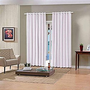 CORTINA BJA PRATIKA 260X170 MONACO SLIM BRANCO