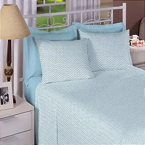 Jogo de Cama Estamparia Solteiro Premium Linea