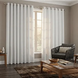 Cortina Becadecor Blackout Liso 260X230 Branco