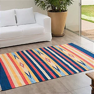 TAPETE NIA KILIM ALGODAO 060X090 DES 001