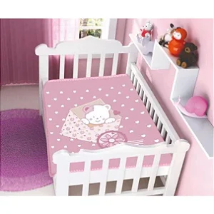 COBERTOR JOL RASCHEL PLUS 90X110 URSINHA CHEG