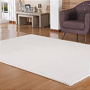 TAPETE NIA PELE BANGOR 60X180 BRANCO
