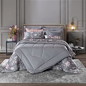 EDREDOM HDR LUMA COMFORT CASAL 220X240 CINZA