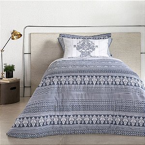 Jogo de Cama Buddemeyer Solteiro Percalle Windsor Azul