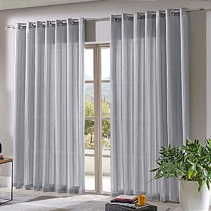 CORTINA BJA RUSTICA 360X250 POLI TITANIO