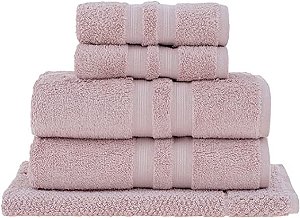 Jogo de Banho Buddemeyer Algodão Egípcio 5pcs Rosa