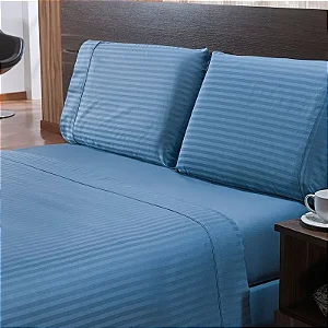 JG CAMA NIA 300F STRIPE CASAL AZUL