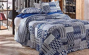 Kit Colcha Rozac Bouti London Casal 220X240