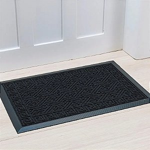 TAPETE NIA PORTA LIMA 40X60 DES PRETO