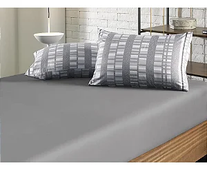 Jogo De Cama Altenburg Casal Tonal Grey
