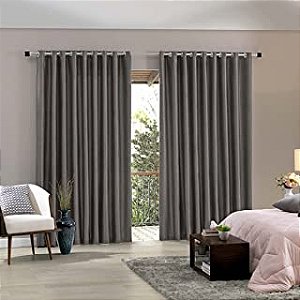 Corta Luz  Bella Janela Tecido 540X250 Blend Taupe