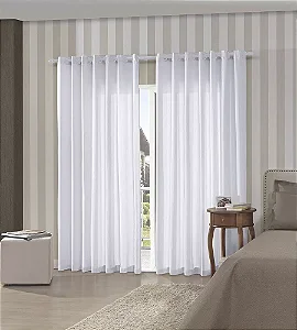 CORTINA BJA PRATIKA 260X170 AMASSADA SLIM BRANCO