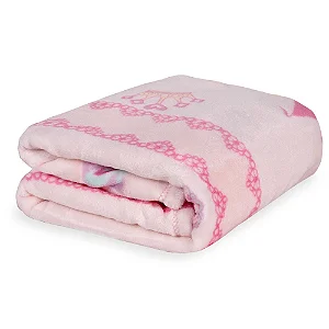 COBERTOR JOL FLANNEL KYOR INFANTIL PRINCESA 90X11