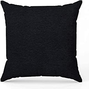 Capa Almofada Hedrons Caioba Lisa  45 X 45 Preto