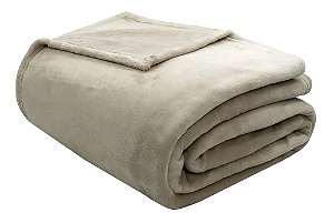 Cobertor Cam Velour King 300G 260X240 Bege.