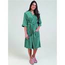ROUPAO ATL MICROF KIMONO SOFT VERDE BOTANICO G
