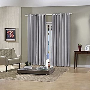 CORTINA BJA PRATIKA 420X250 LISA SLIM TITANIO