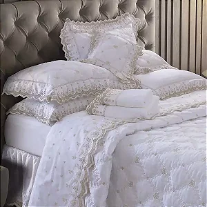 JG CAMA M FASSI QUEEN L-3391 BEGE