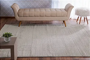TAPETE NIA PIZA 100X150 PRATA