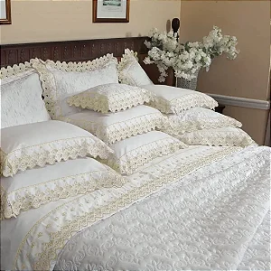 JG CAMA M FASSI QUEEN  T-3374 LINEA BRANCO