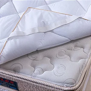 Pillow Top Nia Toque De Plumas Queen Branco