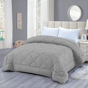 Edredom Treviso Niazitex King Cinza 240X260