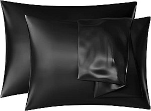 FRONHA NIA CETIM CHARME NC 50X70 PRETO