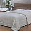 EDREDOM NIA CAPETOWN CASAL 180X220 MARFIM