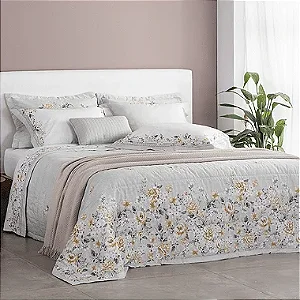 KIT COLCHA BUD B PERCALLE AMALFI SOLT 160X240 2 PÇS