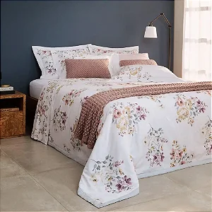 JG CAMA BUD B PERCALLE CARMEL QUEEN 4 PÇS