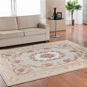 TAPETE NIA TULIPA 140X200 DES 001 BEGE