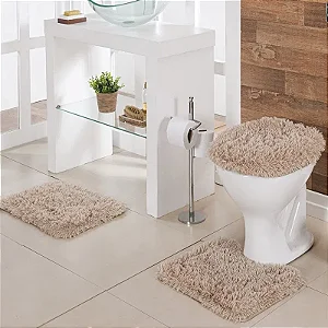JG BANHEIRO NIA CONGO MIX 3PCS MARFIM