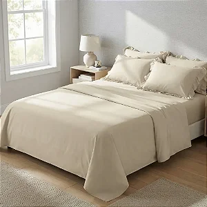 JG CAMA EST PREMIUM LINEA QUEEN LISO BEGE