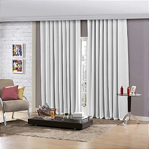 Corta Luz Bella Janela Tecido Inove 300X300 Liso Branco