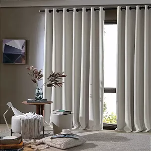 CORTA LUZ BJA TECIDO 200X160 LISO MARFIM