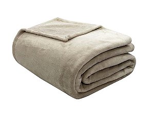 Cobertor Camesa Velour Solteiro 300G 150X220 Bege