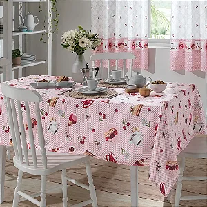 TOALHA DE MESA DOL CLEAN ATHENAS ESTAMPADO 140X210 IVANA 2 - 6 LUGARES