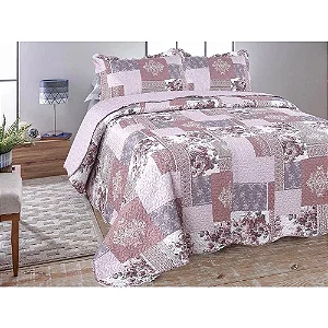 KIT COLCHA JOL ULTRASONIC DYURI BERTIOGA 220X240 CASAL 3PÇS.