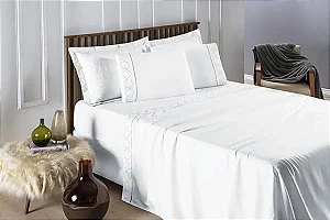 Lençol Lufitex Infinity Solteiro C/Elas 188X088X30 Branco