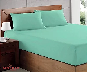 LENÇOL COT ROYAL PLUS CASAL VERDE 7481