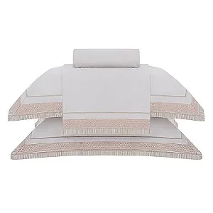 JG CAMA BUD LUMINEERS KING BRANCO CINZA