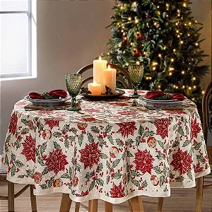 Toalha De Mesa Döhler Celebra Est 160R Natal 106 4 Lugares
